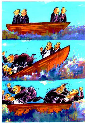 Cartoon: sea (medium) by oguzgurel tagged humor