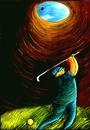 Cartoon: golf (small) by oguzgurel tagged humor