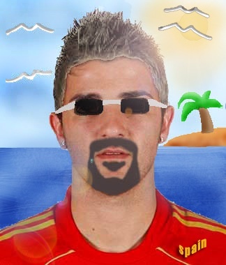 Cartoon: David Villa (medium) by -deniz- tagged egedeniz