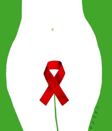 Cartoon: AIDS (medium) by alexfalcocartoons tagged aids