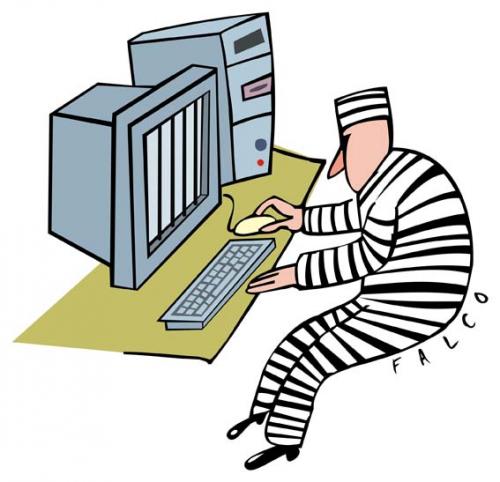 Cartoon: computer (medium) by alexfalcocartoons tagged computer