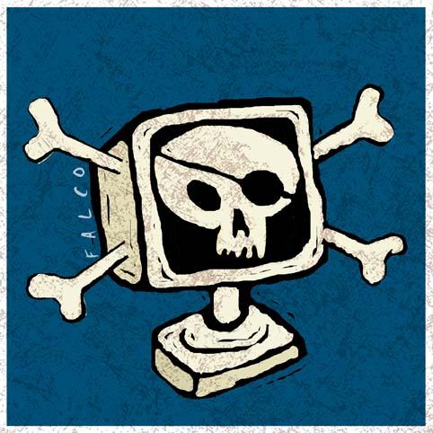 Cartoon: pirate (medium) by alexfalcocartoons tagged pirate