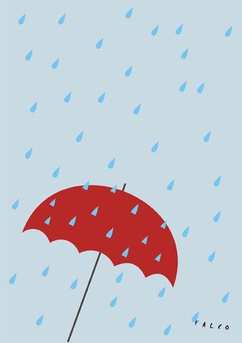 Cartoon: rain (medium) by alexfalcocartoons tagged rain