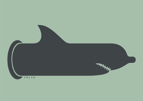 Cartoon: sharkdom (medium) by alexfalcocartoons tagged sharkdom