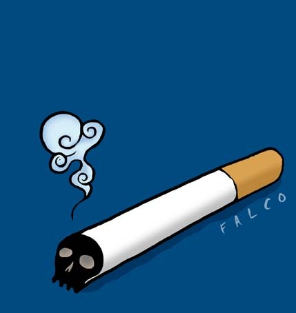 Cartoon: smoke (medium) by alexfalcocartoons tagged smoke