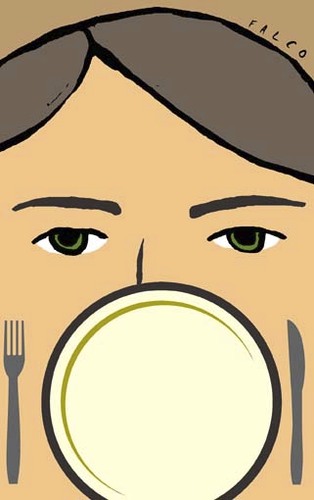 Cartoon: starving (medium) by alexfalcocartoons tagged starving