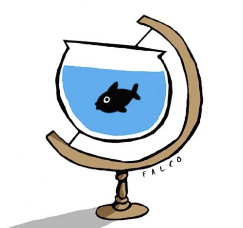 Cartoon: waterplanet (medium) by alexfalcocartoons tagged waterplanet