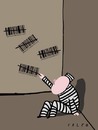 Cartoon: barsprisoner (small) by alexfalcocartoons tagged barsprisoner