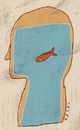 Cartoon: fishthink (small) by alexfalcocartoons tagged fishthink