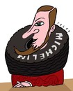 Cartoon: Michelin (small) by alexfalcocartoons tagged michelin