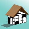 Cartoon: puzzle house (small) by alexfalcocartoons tagged puzzle,house