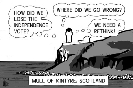 Cartoon: Scotland mull (medium) by sinann tagged scotland,mull,of,kintyre