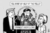 Cartoon: Dr Strange and politics (small) by sinann tagged dr,strange,bedfellows,hillary,clinton,donald,trump