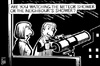 Cartoon: Meteor shower (small) by sinann tagged meteor,shower,telescope,neighbour