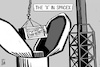 Cartoon: SpaceX secret cargo (small) by sinann tagged spacex,us,army,cargo,secret,military