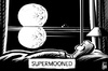 Cartoon: Supermoon (small) by sinann tagged supermoon