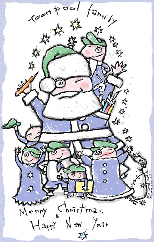 Cartoon: MERRY CHRISTMAS ! (medium) by ALEX gb tagged christmas,toonpool,alex