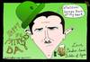 Cartoon: Bashar Assad St Patrick Day Card (small) by laughzilla tagged syria,assad,saint,patrick,holiday,greeting,card,irish,parody,political,caricature,editorial,laughzilla