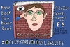 Cartoon: Facebook Wall Poke (small) by laughzilla tagged mark,zuckerberg,facebook,face,book,wall,poke,caricature,cartoon,comic,webcomic,editorial,frivolous,lawsuits