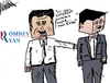 Cartoon: Mitt Romney Paul Ryan cartoon (small) by laughzilla tagged romney,ryan,mitt,paul,editorial,cartoon,political,laughzilla,thedailydose,gop,republican,vice,president,candidate,candidates,2012