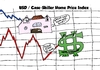 Cartoon: Case-Shiller housing price index (small) by BinaryOptions tagged financial,currency,forex,binary,options,option,trader,trade,trading,usd,bucky,dollar,case,shiller,home,price,index,editorial,news,cartoon,webcomic,optionsclick,comic,caricature,satire,recovery,economics,economy