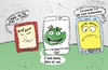 Cartoon: BD de smartphones HTC Aple hp (small) by BinaryOptions tagged smartphone,htc,hp,apple,caricature,