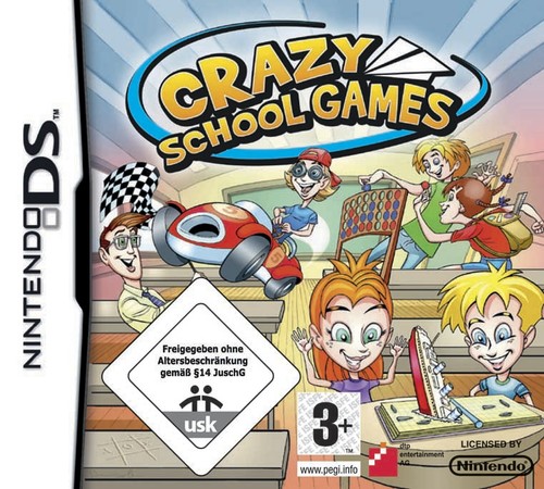Cartoon: Nintendo-Crazy School Games (medium) by wambolt tagged cover,art,video,games,kids