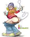 Cartoon: Das neue I Schloch (small) by wambolt tagged humor,satire,cartoon,trends