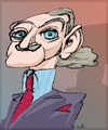 Cartoon: Dieter Meier -Yello (small) by wambolt tagged caricature,electronic,music,eighties