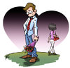 Cartoon: sad love2 (small) by ramzytaweel tagged goodbye,sad,love