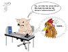 Cartoon: Swine flue  Schweinegrippe (small) by Ex-Muslim-at tagged swine,flu,schweinegrippe,vogelgrippe,pandemie,krankheit,panik