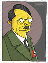 Cartoon: A.Hitler (small) by gamez tagged adolf
