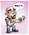 Cartoon: Mikl (small) by gamez tagged gmz kaicartoonebi