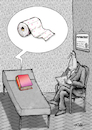 Cartoon: This is my future - Ridha H. Rid (small) by Ridha Ridha tagged book,psychiatrist,sufferin,toilet,paper