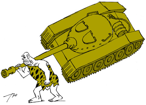 Cartoon: No war (medium) by tunin-s tagged militarism