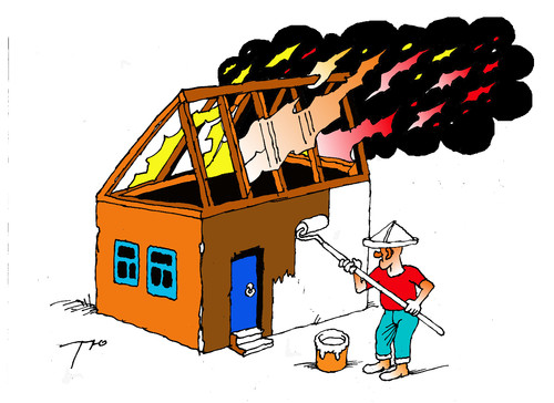 Cartoon: Renovation (medium) by tunin-s tagged renovation