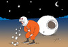 Cartoon: Gagarin (small) by tunin-s tagged gagarin