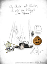 Cartoon: HAPPY HALLOWEEN (small) by Carlo Büchner tagged gag,cartoon,carlo,büchner,arts,2014,oktober,halloween,trickortreat,kids,klingel,strom,suesses,saures,joke,ray