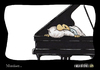 Cartoon: Musiker... (small) by Carlo Büchner tagged musik piano
