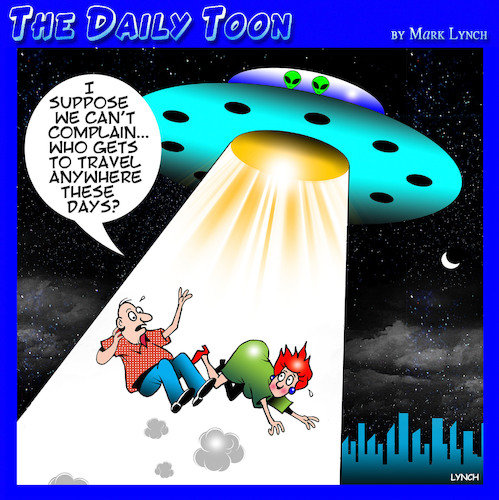 Alien abduction de toons | Medios & Cultura Cartoon | TOONPOOL