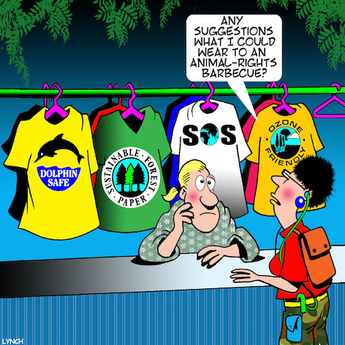 Cartoon: Animal rights (medium) by toons tagged environmentalist,animal,rights,activist,shirt,shop,save,the,planet,environmentalist,animal,rights,activist,shirt,shop,save,the,planet