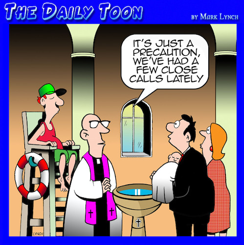 Cartoon: Baptism (medium) by toons tagged baptized,baptismal,font,lifeguard,baptized,baptismal,font,lifeguard