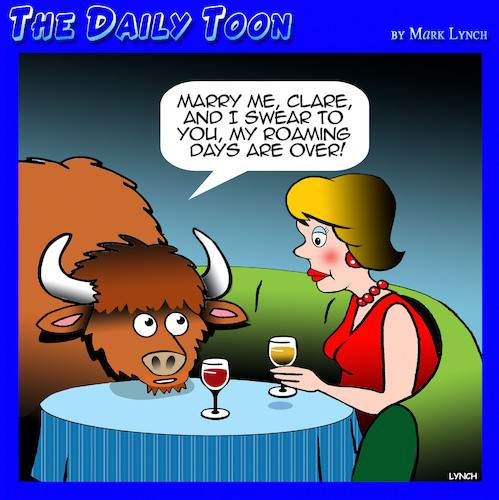 Cartoon: Buffalo (medium) by toons tagged bison,buffalo,roaming,bison,buffalo,roaming