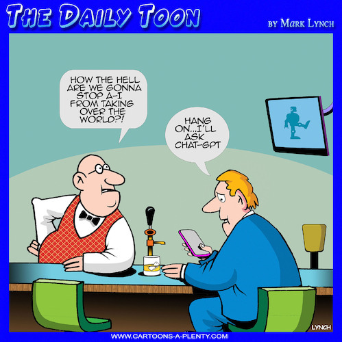Cartoon: Chat GPT (medium) by toons tagged ai,chat,gpt,artificial,intelligence,alexa,siri,ai,chat,gpt,artificial,intelligence,alexa,siri