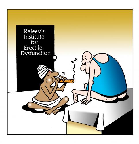 Cartoon: erection problems (medium) by toons tagged erection,erictile,dysfunction,male,drive,hospital,doctor