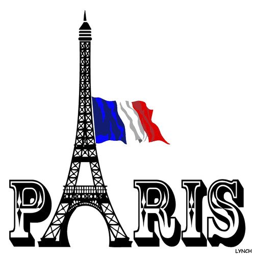 Cartoon: Half mast (medium) by toons tagged paris,terrorists,massacre,french,flag,eiffel,tower,paris,terrorists,massacre,french,flag,eiffel,tower
