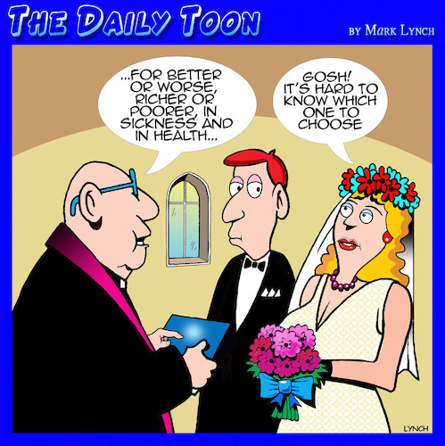 Cartoon: Multi choice (medium) by toons tagged wedding,vows,wedding,vows