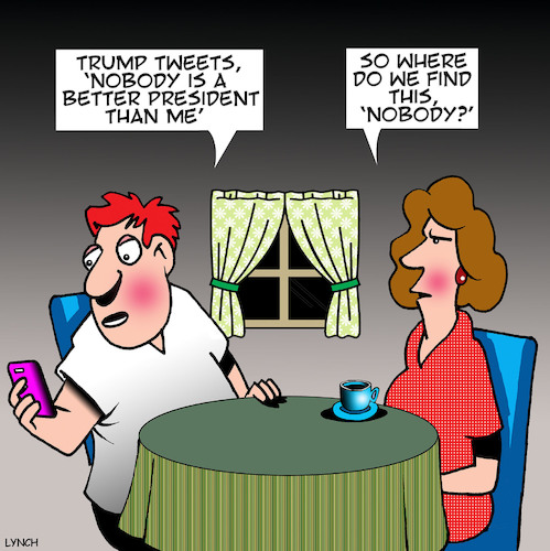 Cartoon: Nobody (medium) by toons tagged nobody,trump,usa,best,president,nobody,trump,usa,best,president