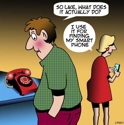 Cartoon: Old fashioned telephone (medium) by toons tagged telephone,antiques,smart,phone,lost,property,telephone,antiques,smart,phone,lost,property