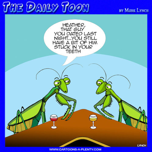 Cartoon: Praying Mantis (medium) by toons tagged mantis,mantis